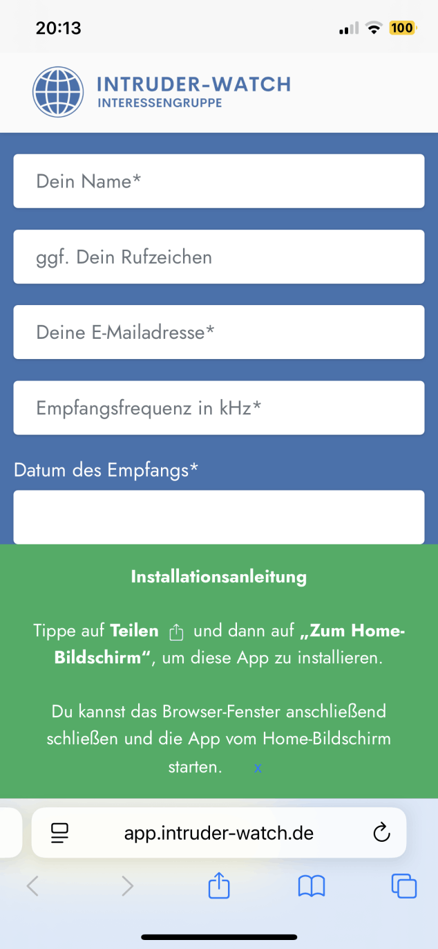 Amateurfunk Smartphone-App